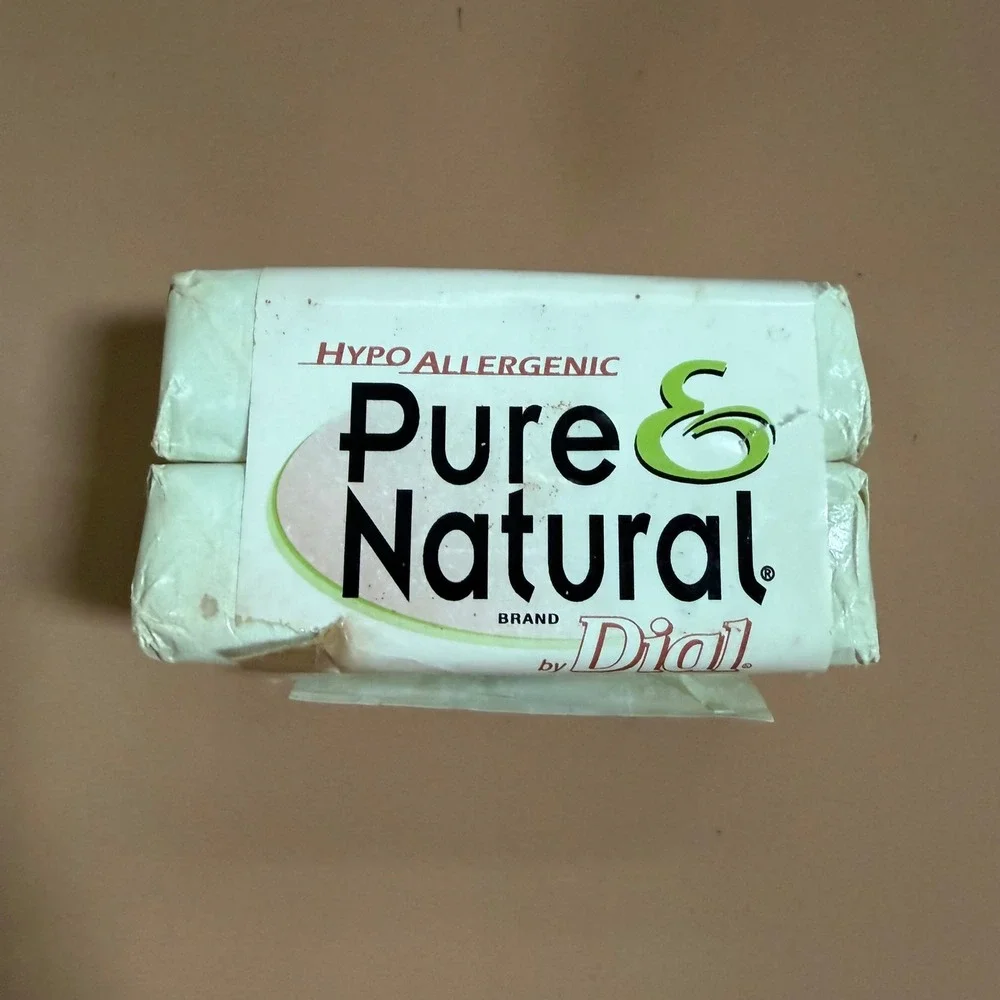 Vintage Dial Pure & Natural Soap 2 Bars Hypo-Allergenic 4.5oz Each 2001 USA Made